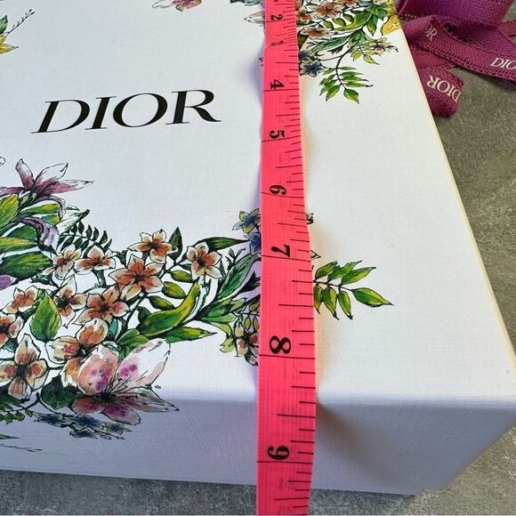 Dior Decorative Floral Gift Storage Box 8.25” - Picture 6 of 7